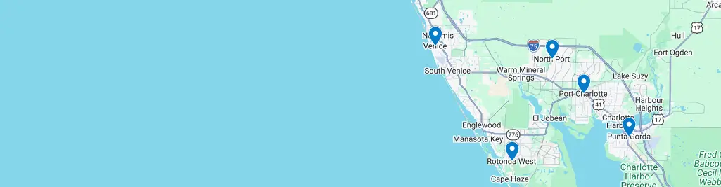 Service Area Map