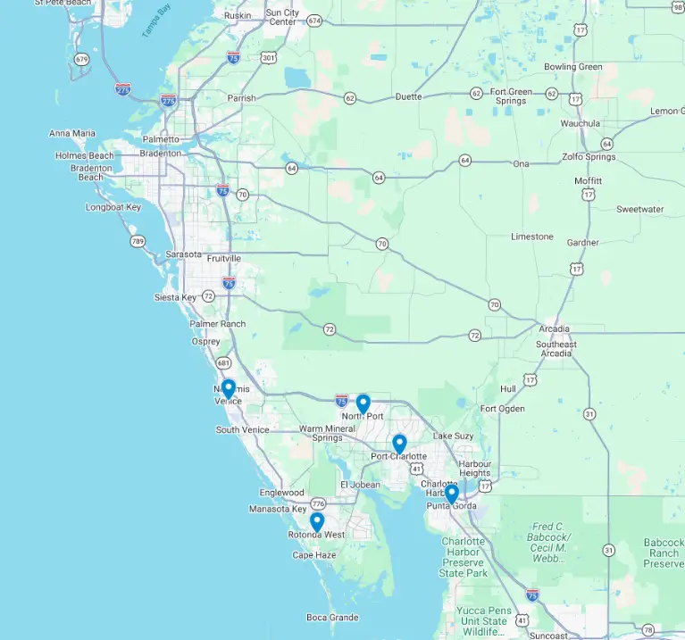 Service Area Map